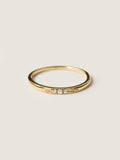 0.2 TCW Round CVD Diamond Dainty Wedding Band