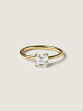 1.20 CT - 3.20 CT Asscher Cut Lab grown Diamond Solitaire Engagement Ring