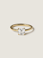 1.20 CT - 3.20 CT Asscher Cut Lab grown Diamond Solitaire Engagement Ring