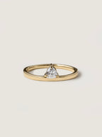 0.20 CT - 2.20 CT Trillion Cut Lab grown Diamond Solitaire Engagement Ring
