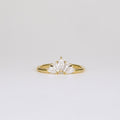 0.45 TCW Marquise, Tapered Baguette & Pear CVD Diamond Chevron Crown Wedding Band