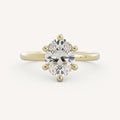 0.75 CT - 2.5 CT Oval Cut Lab grown Diamond Solitaire Stone Engagement Ring