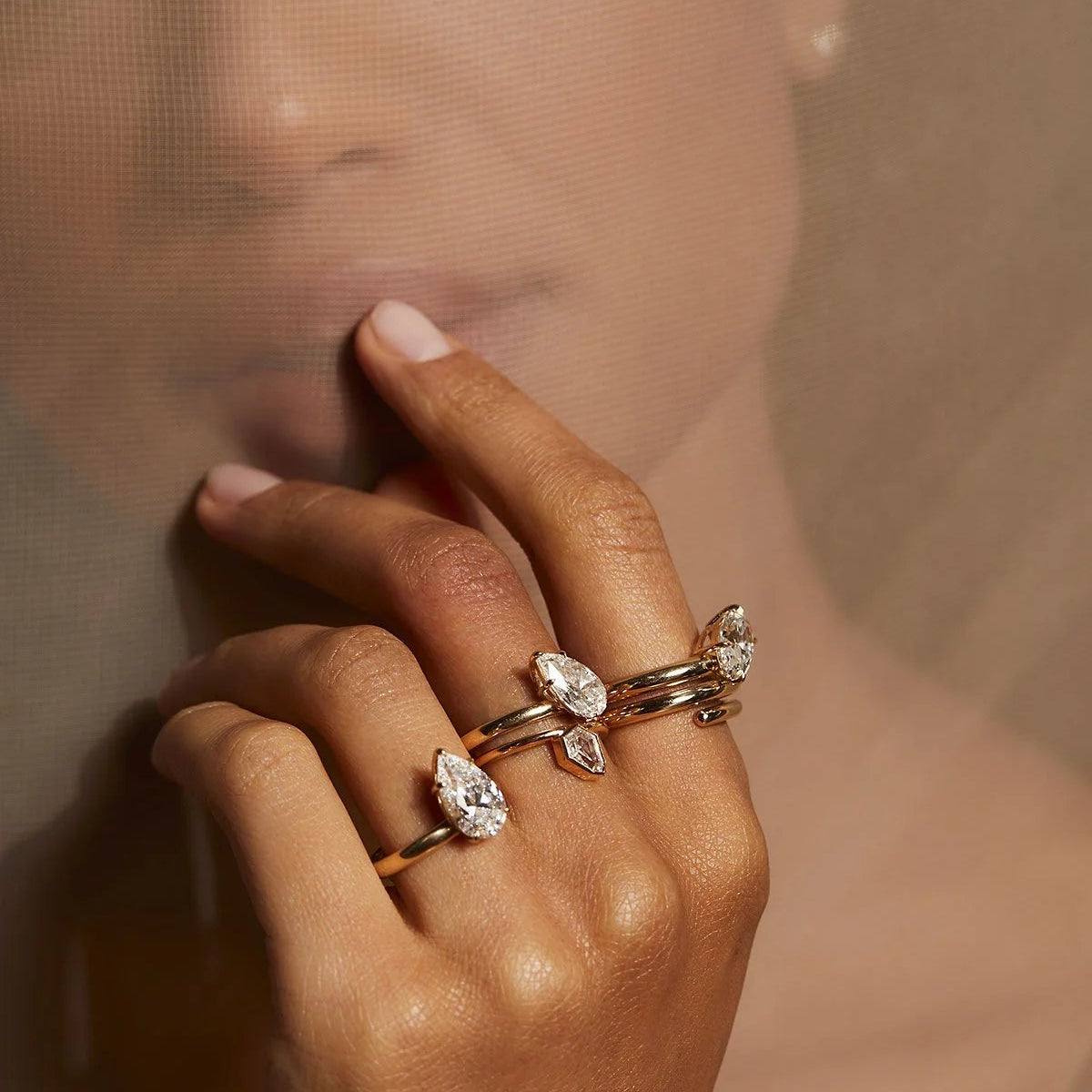 popular Lab grown diamond gold engagement rings