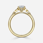 1.5 CT - 3.6 CT Oval Cut Vintage Style Moissanite Engagement Ring