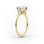 2.5 CT - 3.5 CT Emerald Cut Cluster Moissanite Engagement Ring