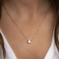 1.32 CT Oval Cut Moissanite Diamond Solitaire Pendant Necklace