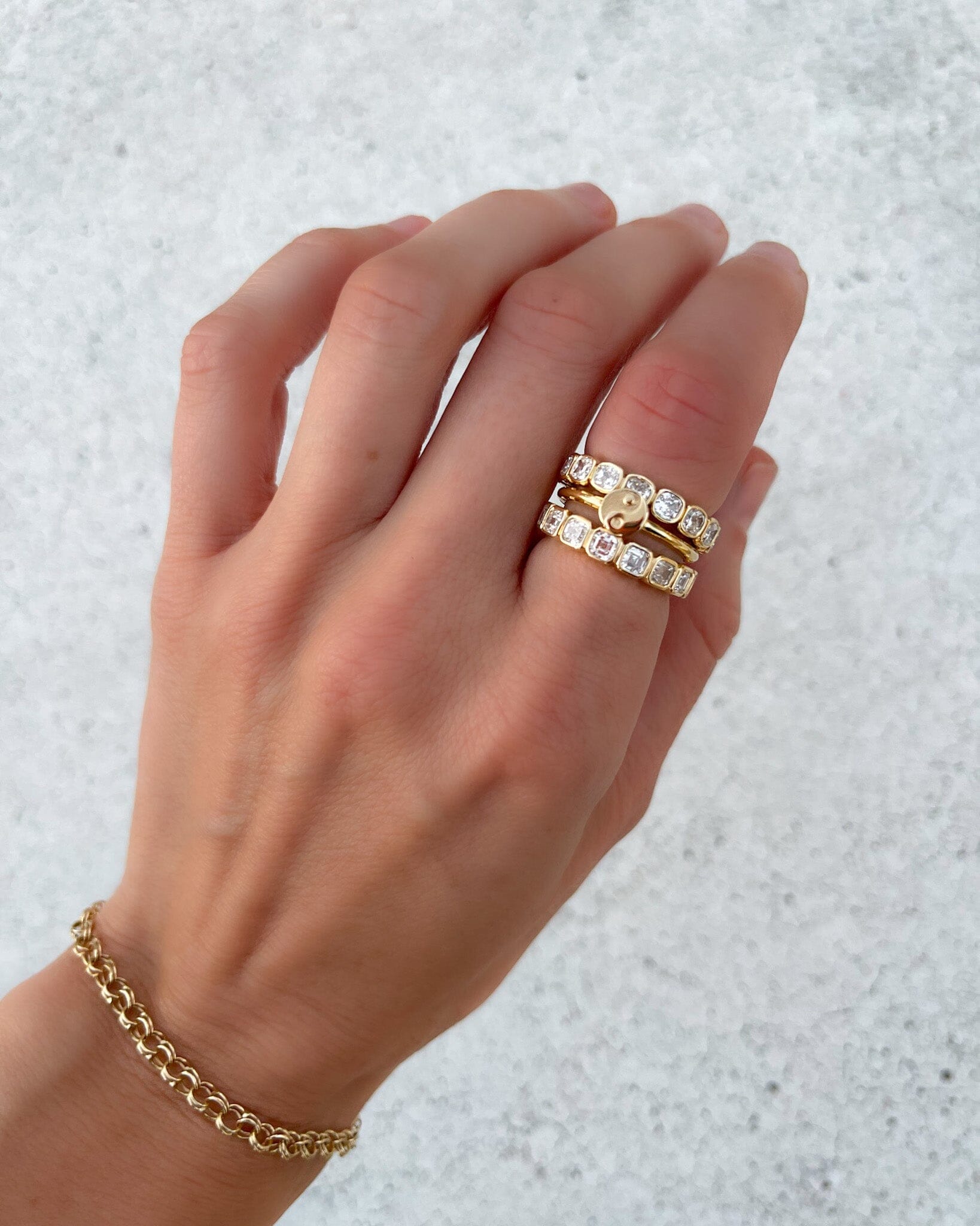1.05 TCW Asscher CVD Diamond Half Eternity Bezel Set Wedding Band