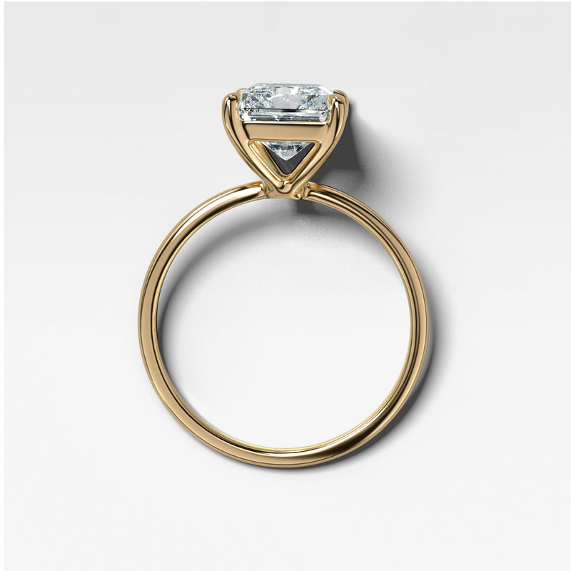 1 CT - 3 CT  Radiant Cut Lab grown Diamond Solitaire Engagement Ring