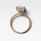 1 CT - 3 CT  Radiant Cut Lab grown Diamond Solitaire Engagement Ring