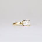 2.01 CT - 3.01 CT Radiant Cut Lab grown Diamond Solitaire Engagement Ring