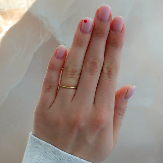 Twisted Rope Wedding Band