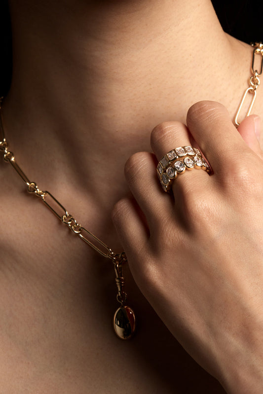 1.1 TCW Emerald Moissanite Bezel Set Half Eternity Wedding Band