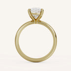 1.5 CT - 3 CT Oval Cut Lab grown Diamond Solitaire Engagement Ring