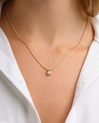 0.21 CT Heart Cut Moissanite Diamond Solitaire Pendant Necklace