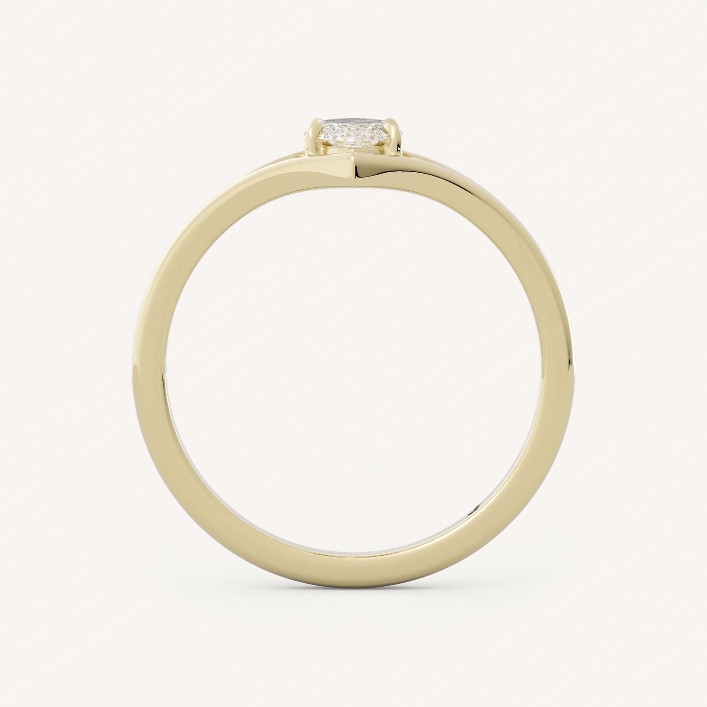 1.2 CT Marquise Cut Lab grown Diamond Split Shank Solitaire Engagement Ring