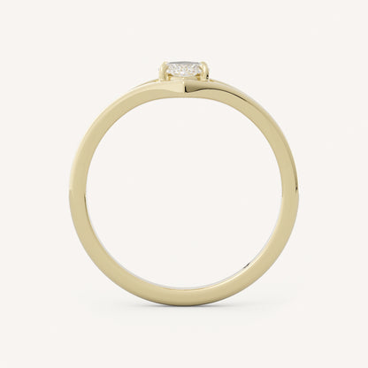 1.2 CT Marquise Cut Lab grown Diamond Split Shank Solitaire Engagement Ring