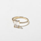 1.82 CT - 2.82 CT Emerald Cut Lab grown Diamond Pave Engagement Ring