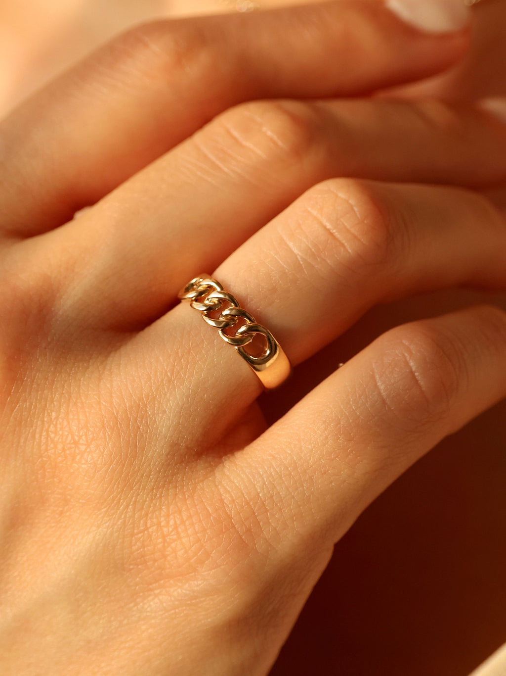 Unique Chained Style Wedding Band