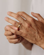 Plain Brushed Matte Wedding Band For Men
