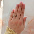1.3 TCW Marquise Round Multi Shape CVD Diamond Wedding Band