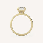 1.25 CT - 3 CT Asscher Cut Lab grown Diamond Solitaire Engagement Ring