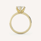 0.75 CT - 2.5 CT Oval Cut Lab grown Diamond Solitaire Stone Engagement Ring