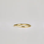 Plain Curved Wedding Band