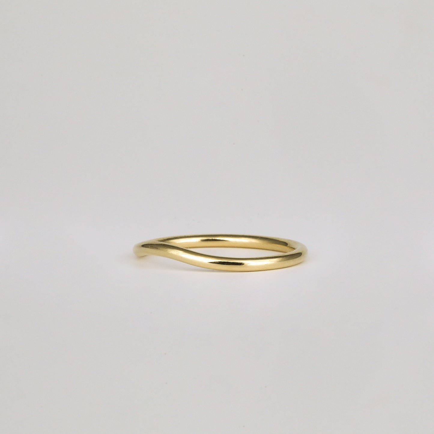 Plain Curved Wedding Band