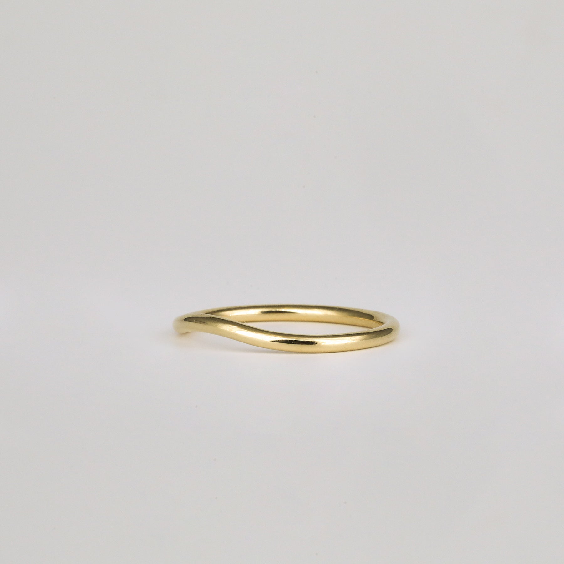 Plain Curved Wedding Band