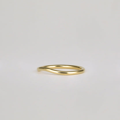 Plain Curved Wedding Band