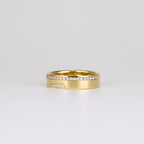 0.09 TCW Round CVD Diamond Contour Wedding Band