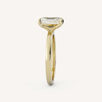 1.5 CT - 3 CT Emerald Cut Lab grown Diamond Solitaire Engagement Ring