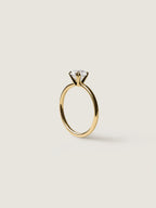 1 CT - 3 CT Round Cut Lab grown Diamond Solitaire & Double-Prong Engagement Ring