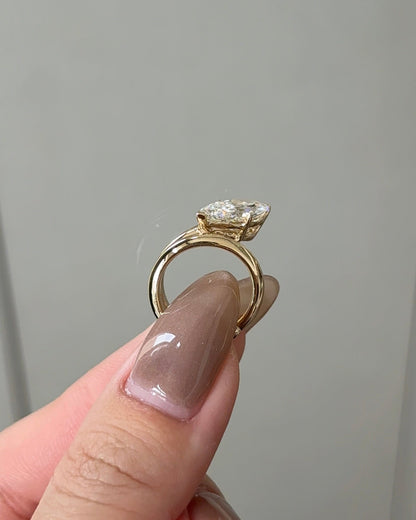 2.02 CT Marquise Lab grown Diamond Wrap Engagement Ring