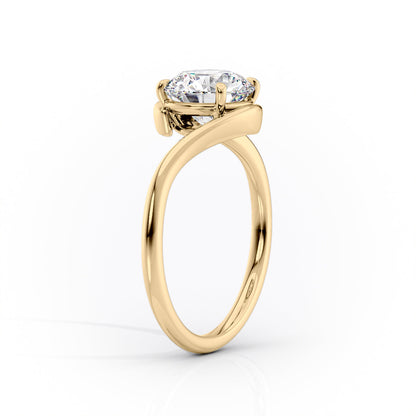 2 CT - 3 CT Oval Cut Solitaire Moissanite Engagement Ring