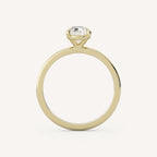0.7 CT - 1.5 CT Pear Cut Lab grown Diamond Solitaire Engagement Ring