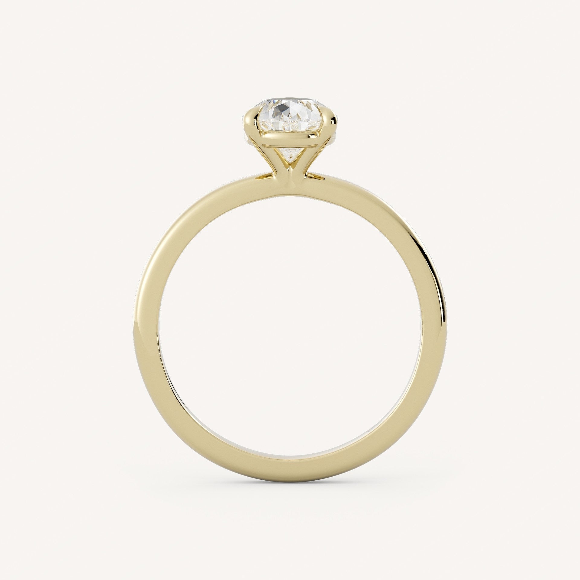 0.7 CT - 1.5 CT Pear Cut Lab grown Diamond Solitaire Engagement Ring