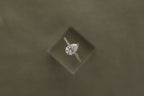 0.7 CT - 1.75 CT Pear Cut Lab grown Diamond Pave Engagement Ring