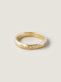 0.1 TCW Round CVD Diamond Flush Setting Wedding Band