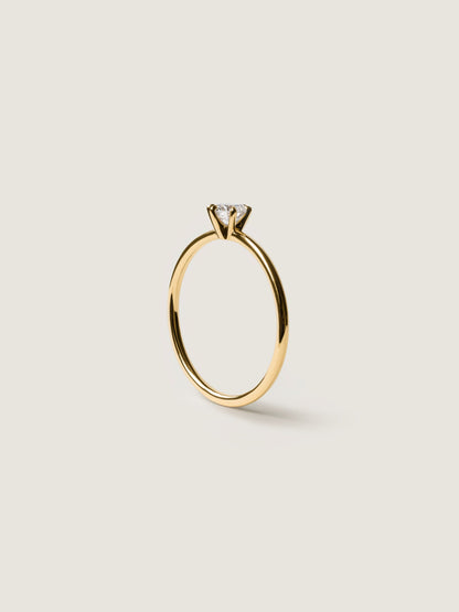 0.3 CT - 2.3 CT Round Cut Lab grown Diamond Solitaire Engagement Ring