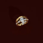 1.5 CT - 2.5 CT Oval Cut Pave Moissanite Engagement Ring