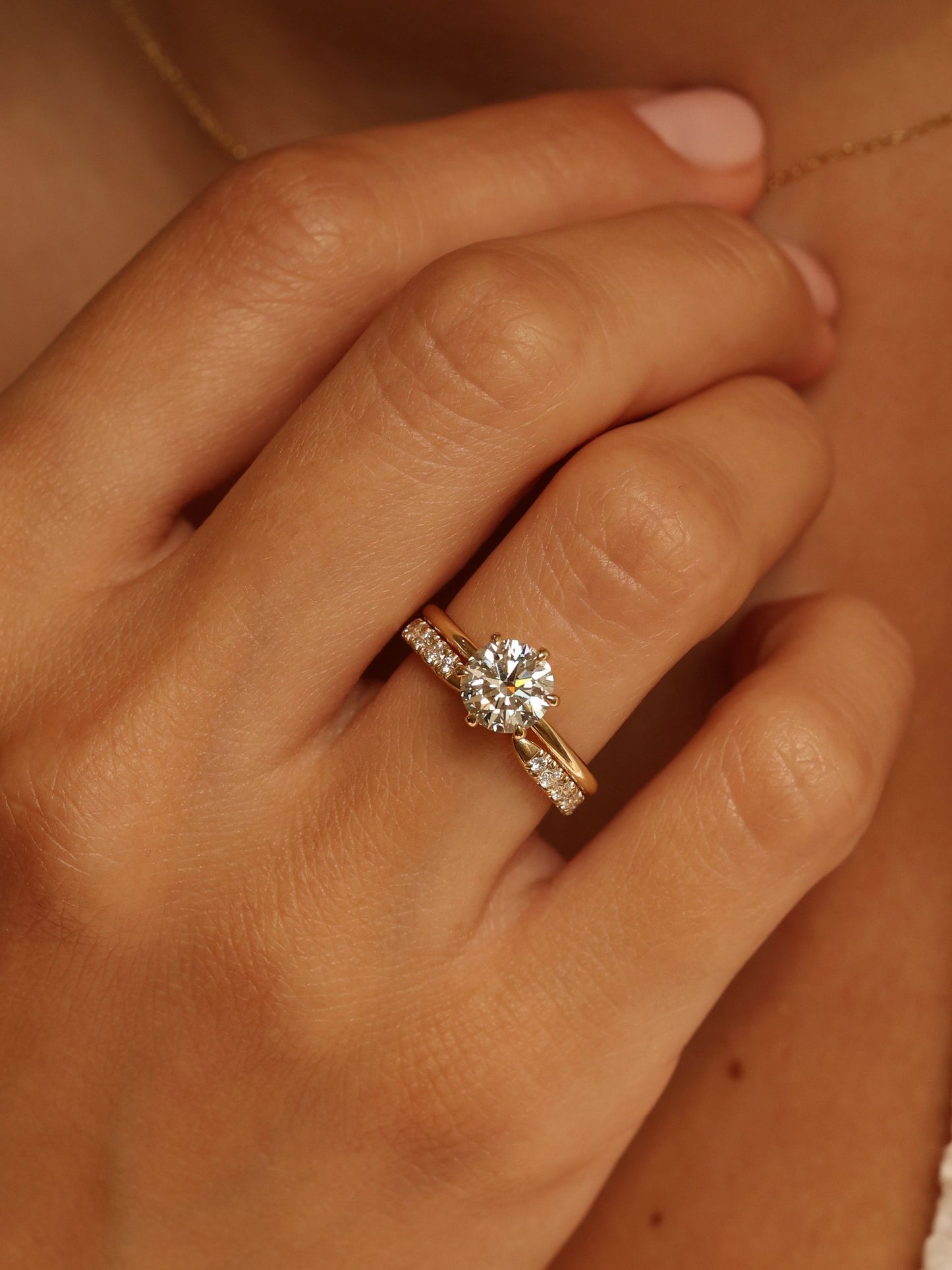 1.5 CT - 3.5 CT Round Cut Lab grown Diamond Solitaire Engagement Ring