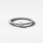 0.15 TCW Round CVD Diamond Compass Wedding Band
