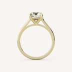1 CT - 3 CT Round Cut Lab grown Diamond Solitaire Engagement Ring