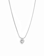 0.21 CT Heart Cut Moissanite Diamond Solitaire Pendant Necklace