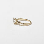 1.35 CT - 3.35 CT Cushion Cut Lab grown Diamond Solitaire Engagement Ring