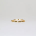 0.1 TCW Round & Marquise CVD Diamond Dainty Wedding Band