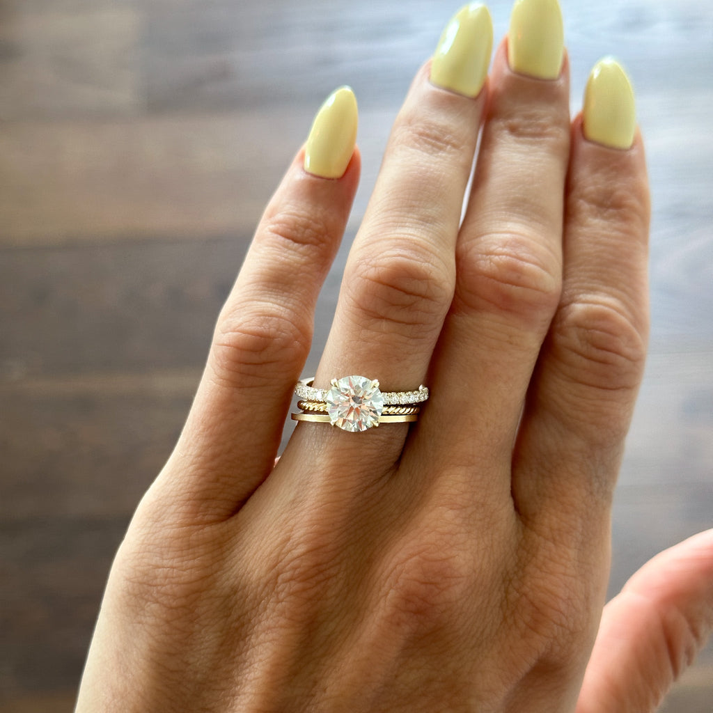 Twisted Rope Wedding Band