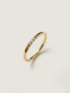 0.2 TCW Round CVD Diamond Dainty Wedding Band