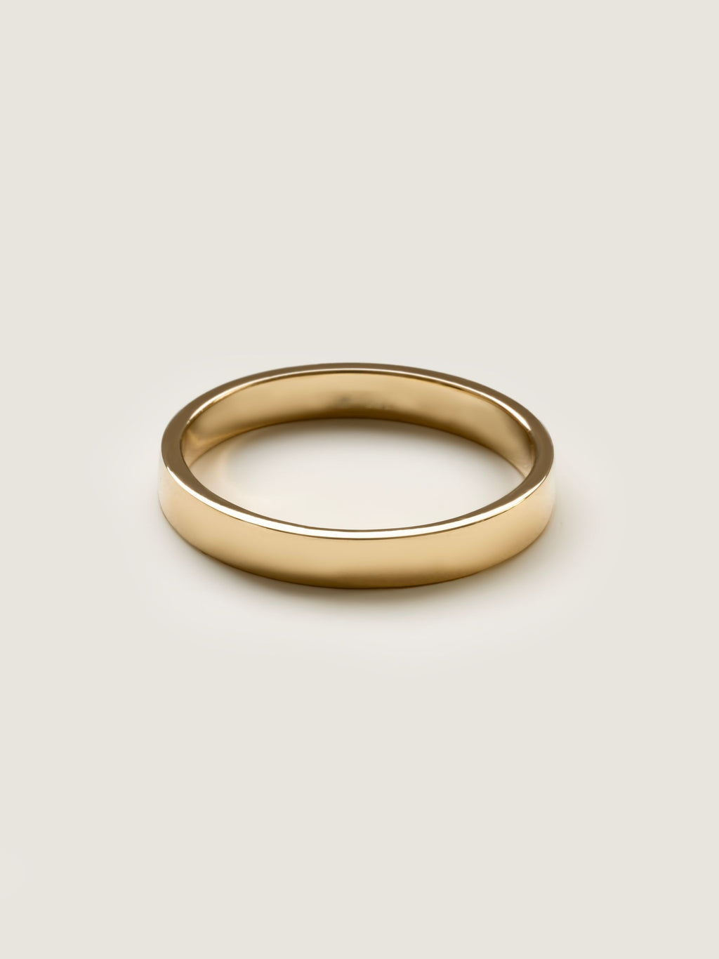 Plain Polished Wedding Band For Men